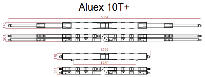 Alumiinipuomi ALUEX 10T
