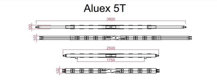 Alumiinipuomi ALUEX 5T